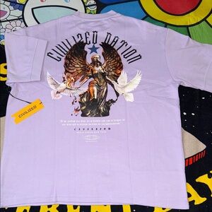 Civilized
Civilized Mens Lowless Oversized Redemption CrewNeck Color Lilac